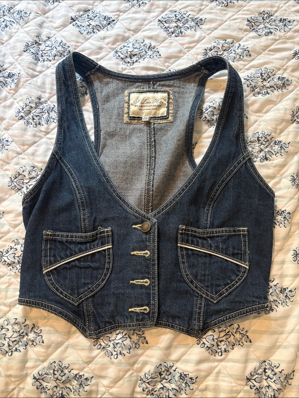 Vintage Denim vest/top